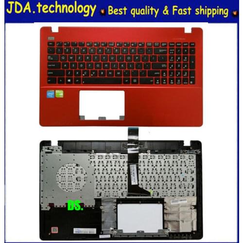 New/Orig Palmrest top case for Asus X550 K550V X550C X552E A550L Y581C F550J R510J US keyboard Upper Cover,Red