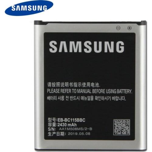Original Replacement Phone Battery EB-BC115BBC For Samsung GALAXY K Zoom SM-C1116 C1158 C1115 With NFC EB-BC115BBE 2430mAh