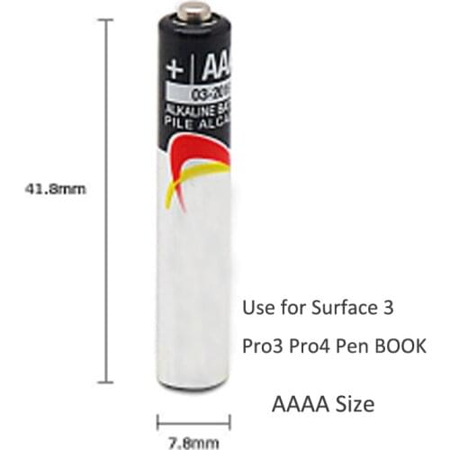 50PCS 1.5V AAAA primary battery alkaline dry cell for Bluetooth headset laser capacitor pen pointer Surface 3 Pro3 Pro4 BOOK