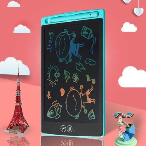 "8.5/10/12 Inch Energy Saving Partially Erasable Kids Graphics Lcd Writing Tablet Colorful Ultra Thin Convenient Drawing Board "