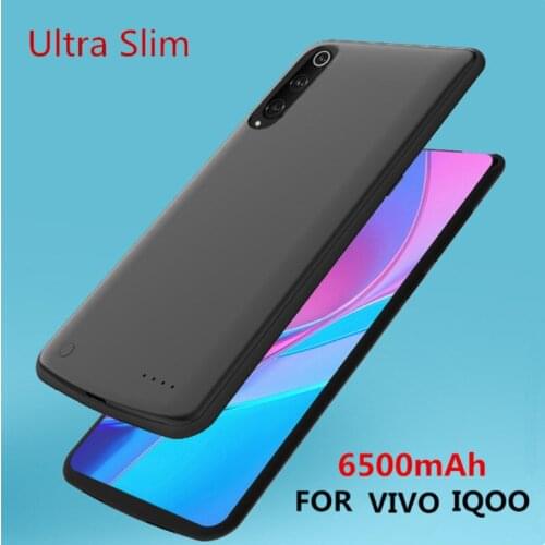 KQJYS 6500mAh Portable Power Bank Battery Charger Cases For VIVO IQOO Battery Case Backup Battery Charging Power Case