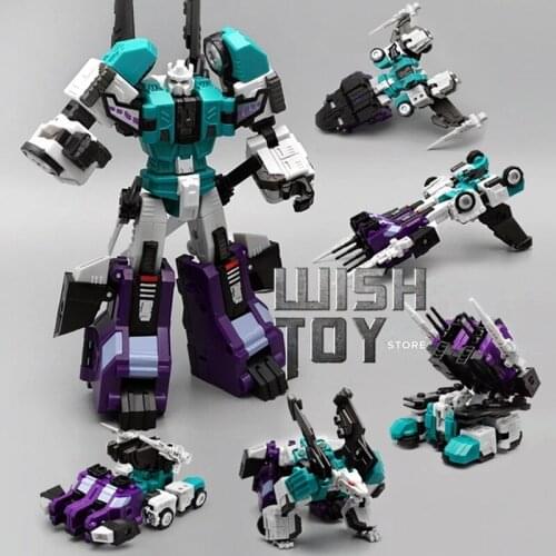 Transformation Robot MFT Sixshot MF27 MF-27 G1 Manga G1 Action Figure Model kit anime Collection Kids Toys For Children Gifts