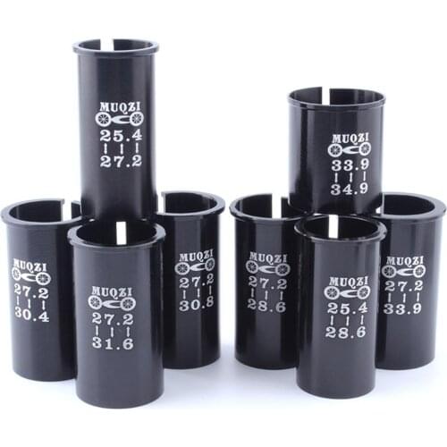 Mountain Bike Seatpost Seat Tube Reduction Sleeves Road Bicycle Cycling Seatpost Adjustable Diameter Sets