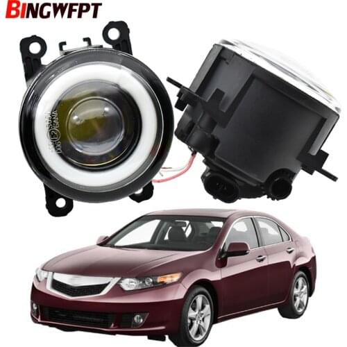 Fog Light Assembly For Acura TSX 2011 2012 2013 2014 Car H11 Front Bumper LED Fog Lamp DRL 12V High Bright