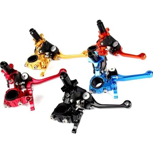 Universal Motorcycle CNC 360 degrees Folding Clutch Lever For CRF KLX YZF RMZ KAYO BSE Dirt Bike MX Motocross Enduro Off Road