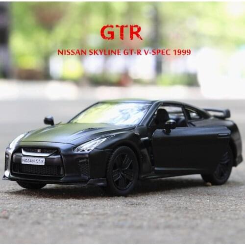 High Simulation Exquisite Diecasts & Toy Vehicles: RMZ city Car Styling R35 Supercar 1:36 Alloy Diecast Model Pull Back Cars