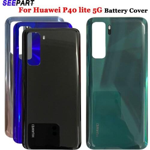 For Huawei P40 lite 5G Battery Cover P40 lite 5G Rear Door P40 lite 5G Housing Back Case Replac Phone