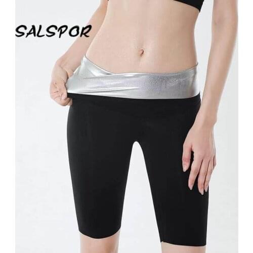 SALSPOR Hot Sweat Sauna Leggings Women Body Shaper Fitness Sport Corset Legging Running Gym Workout Slimming Pants Active