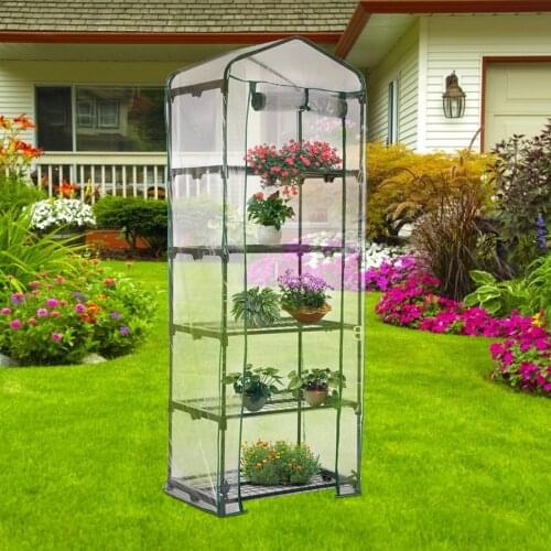 1PC Corrosion-resistant Plant Flowers Cover PVC Greenhouse Cover Waterproof Anti-UV Gardening Protect Plants Without Iron Frame