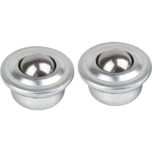 10pcs Dia 8mm Ball Metal Transfer Bearing Unit Conveyor Roller CY-8H