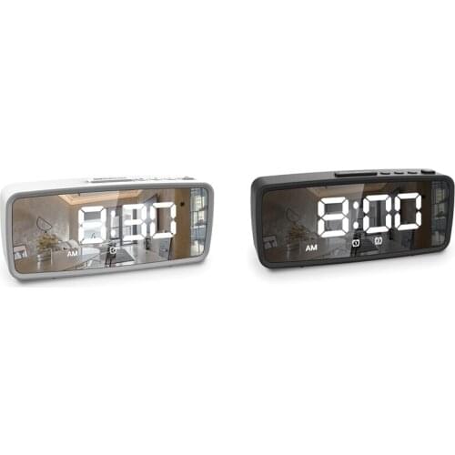 Alarm Clock for Bedroom,LED Big Display Clock, Adjustable Volume,for Deep Sleepers Kids Elderly Home Office