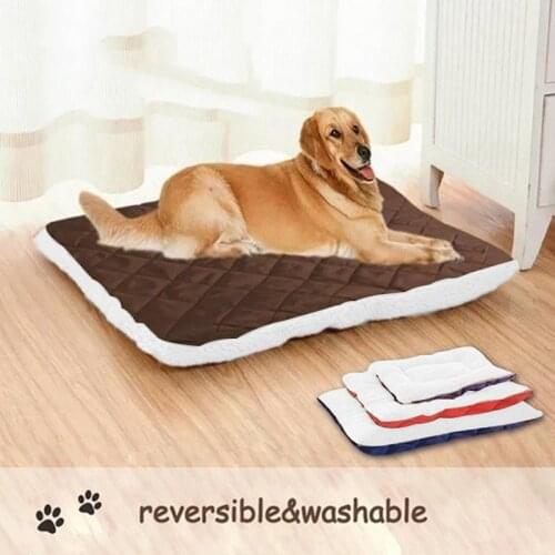 Two Sides Plush Pet Mat Soft Warm Dog Cat Bed Kennel Puppy Sleeping Beds For Small Medium Large Dogs Pet Blanket Dropshipping
