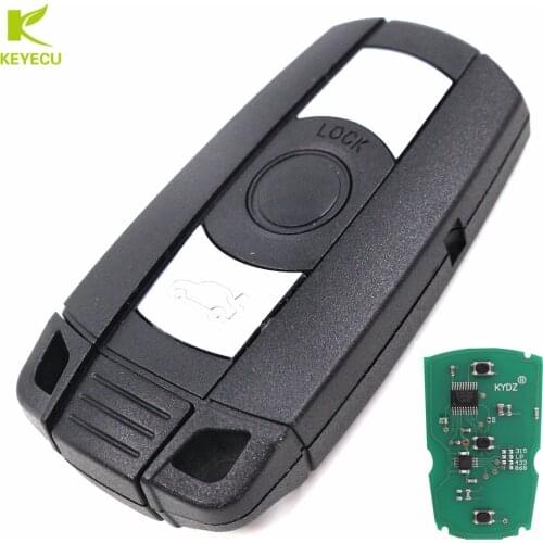 KEYECU Smart Remote Key Fob CAS3 3 Button for BMW 1 3 5 6 7 Series 315MHZ/433MHZ/868MHZ/315LP With ID7944 Chip