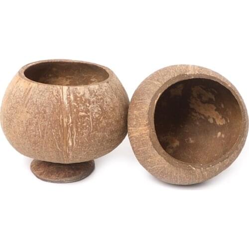 Coconut Bowls 100% Natural Handmade Artisan Craft Vegans Breakfast Bowls Made from Reclaimed Coconut Shells Durable Gift