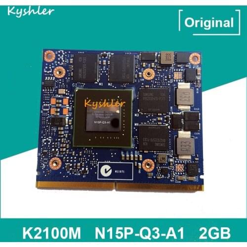 Original K2100M K 2100M N15P-Q3-A1 2GB CN-0G4FN0 0G4FN0 Graphic Video Card For DELL M4700 M4800 HP 8770W 8570W Working Perfectly