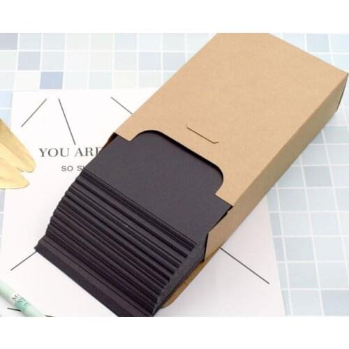 Size 100*150mm Black Cardstock Cards 300gsm Thick Paper Blank Postcard 10/20/50/100 - You Choose Quantity