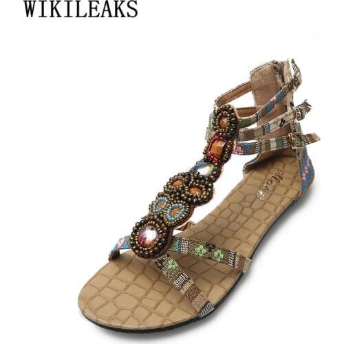 Designer Slides Sandals Women Summer 2021 Ladies Shoes and Sandals Bohemian Sandals Women 2021 Luxury Brand Zapatillas De Mujer