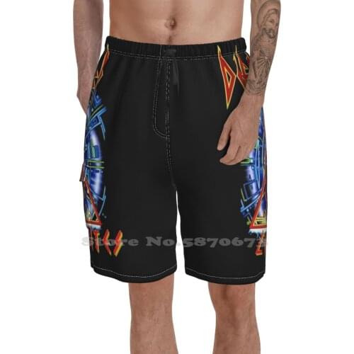 E Bites Summer Mens Casual Shorts Gym Training Album Xmas Heavy Music Big Def High Tour Christmas Legend One Hysteria All