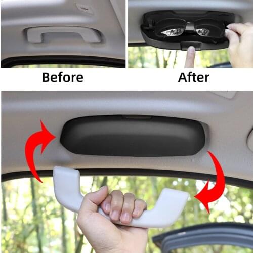 Car Styling Sunglass Case Glasses Holder Box For BMW 1 2 3 4 5 7 Series X1 X3 X5 X6 F30 F10 F15 F16 F34 G30 E70 E71 F07 F01