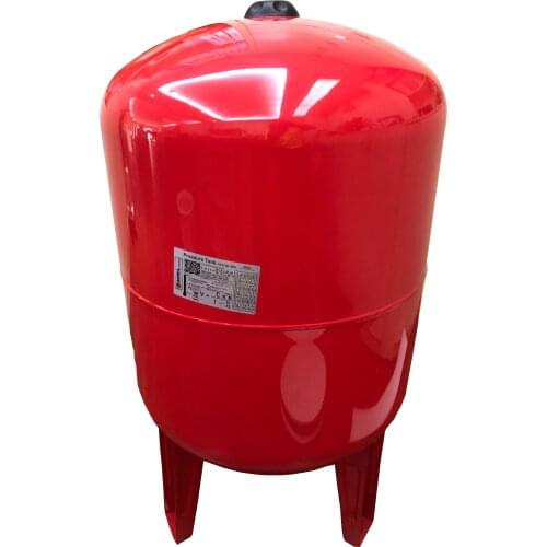 100L vertical carbon steel pressure tank provides more constant and the pump installed on the system does not cycles as much