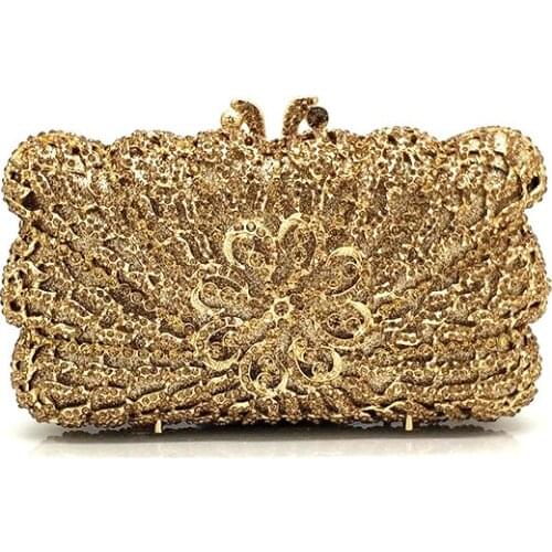 Ladies good quality handbag Bridal wedding party purse women evening party bag diamond luxury clutches elegant crystal purse