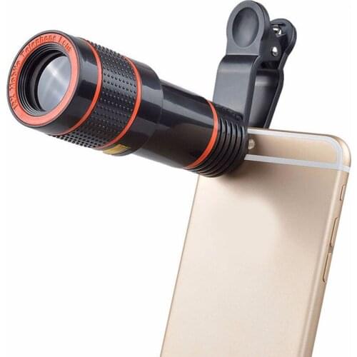 12X Optical Zoom Phone Camera Lens Professional Technical Telephoto External Universal Telescope Photograph Clip Mobile