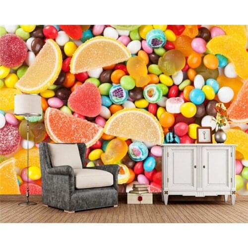 Custom 3D Papel de pared, candy murals for living room childrens room sofa background home decoration wallpaper