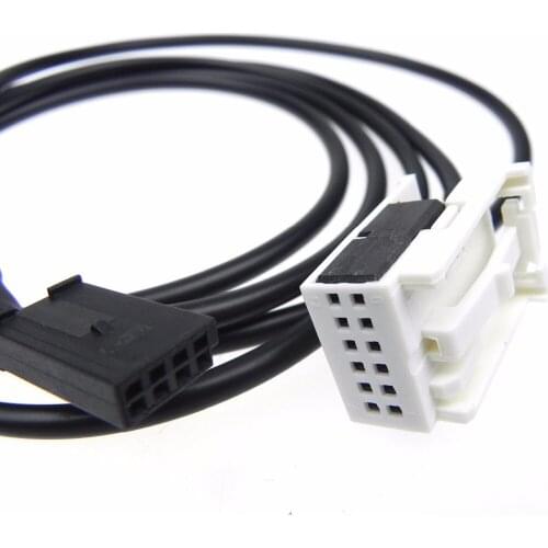 5pcs High Quality Aux in Switch w/ USB Wire Cable Adapter For BMW 3 5 7 series