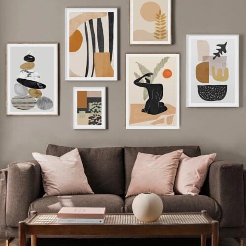 Abstract Creative Geometry Marble Figure Wall Art Canvas Painting Nordic Posters And Prints Wall Pictures For Living Room Decor