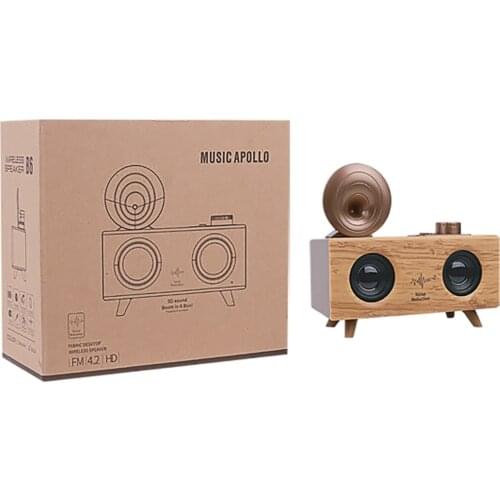 KM-301 Bluetooth Speaker Wireless Bass Column Outdoor USB Speakers Loudspeaker