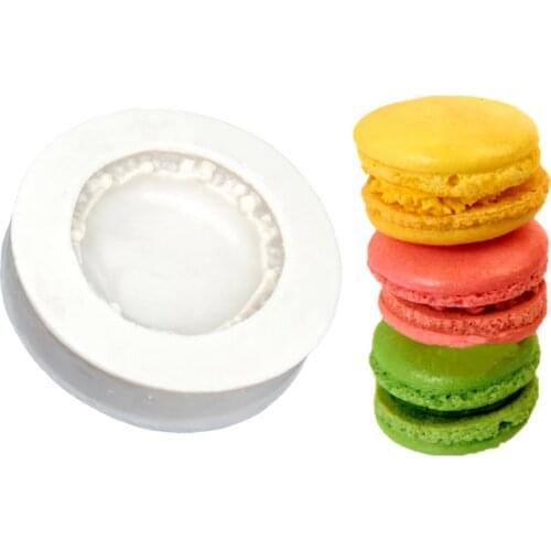Macaroon Shapes Fondant Cake Decorating Tools,100% Food-Grade Silicone Baking Molds, Silicone Soap Molds