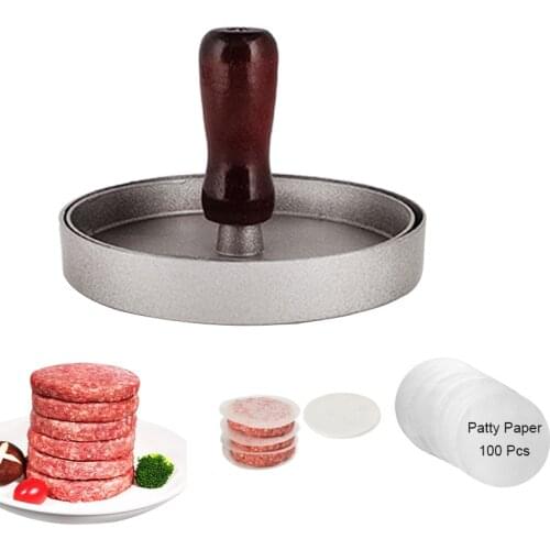 Hamburger Press Maker Burger Mold Meat Cookware Stuffers Kitchen Dining Bar Cooking Tool