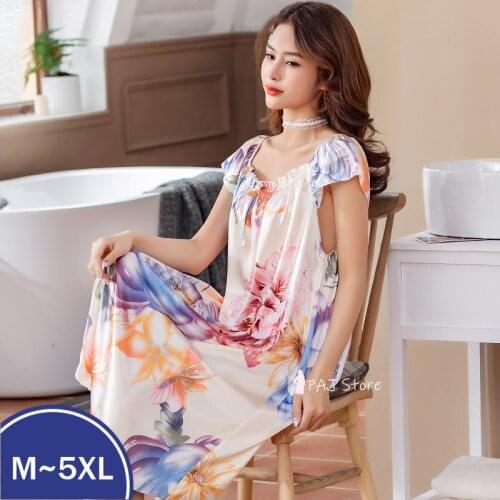 Женские атласные ночные сорочки Maycaur China At AliExpress