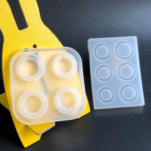 Circular ring mold set DIY handmade Ring Jewelry silica gel mold crystal epoxy mold