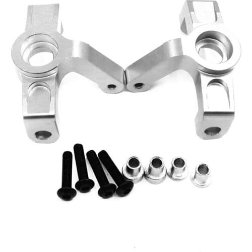 2Pcs Aluminum Alloy Front Steering Cup Steering Block for Wltoys 104001 1/10 RC Car Upgrade Parts Accessories