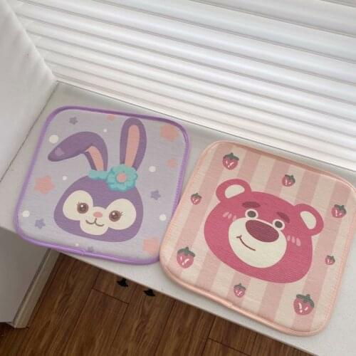 Cartoon bear rabbit seat cushion student chair cushion school office seat cushion decorative cushion child cushion