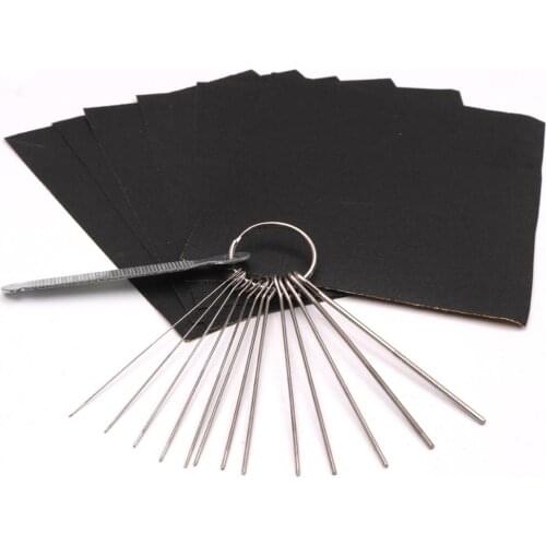 SLADE Portable Guitar Repair Tools Guitar Nut Slotting File Saw Rods Slot Filing Set Luthier Replacement Accessory