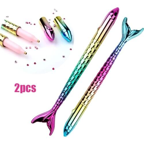 Professional Pen Diamond Painting Tools Embroidery Accessories Dazzle Colorful Fish-shaped Pen Point Diamond Mosaic Tools