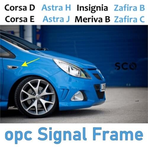 Opel Astra H Turn Signal Frame OPC Fender Signal Frame Left Right Team 1. QUALITY Insignia Corsa D Corsa E Meriva B