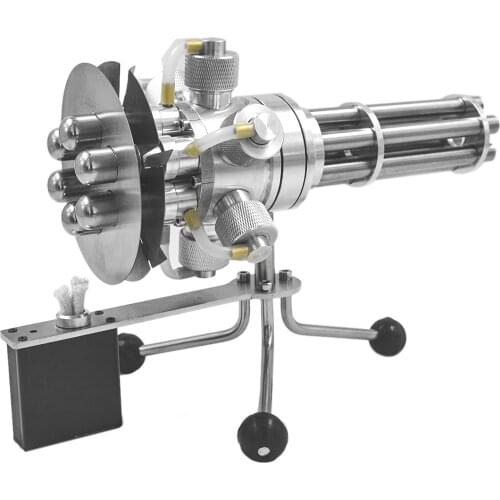 Six Cylinders Metal Rotating Stirling Engine Model