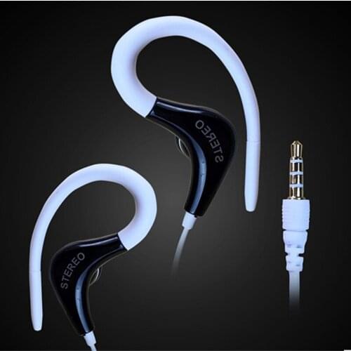 Sports Earphone Running Headphone With No Microphone 3.5mm In-Ear Stereo Earbuds Headset For Computer Cell Phone MP3 Music