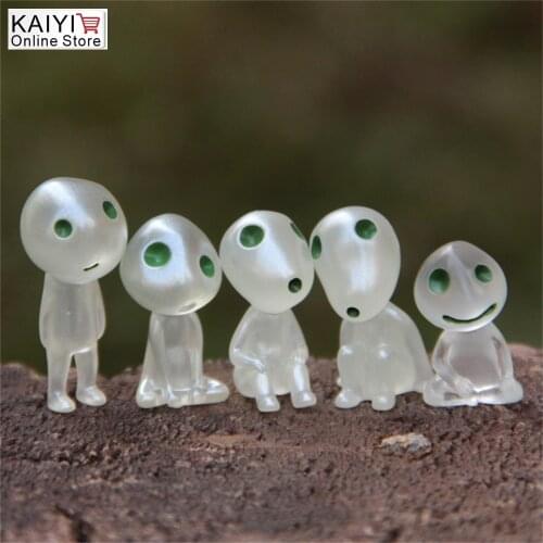 1pcs / 5pcs Luminous Animal Figurines for Interior Miniature Figures Fairy Garden Miniatures Figurines for Decoration Crafts