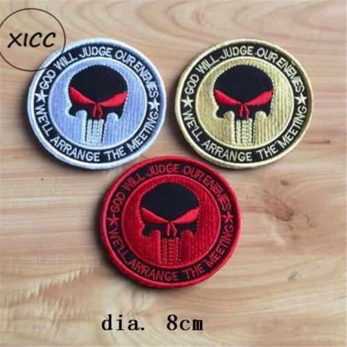 XICC 2020 New 3D Embroidery Military Army Tactical Patches For Clothes 3 Colors Boost Hook Velcro Badge Honor Applique Sticker