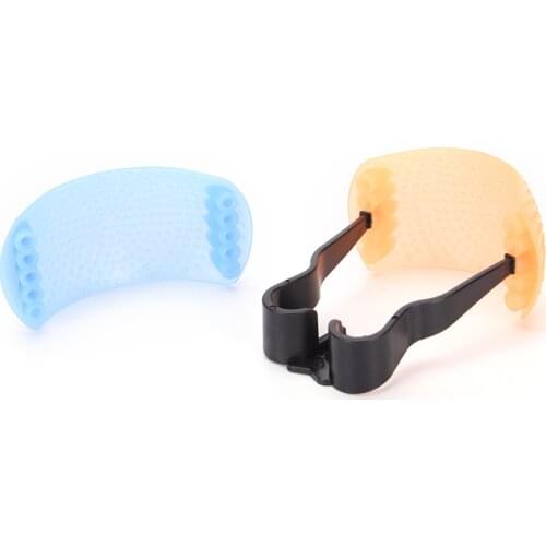 3 Color 3 in 1 Flash Diffuser Cover Kit Softbox for Canon Nikon Pentax Size: 8.5*4.2cm/3.35*1.65"