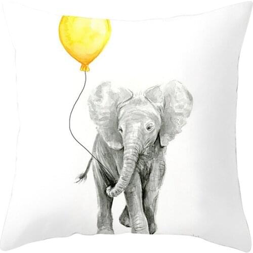 45*45cm Pineapple Leaf Yellow Throw Pillow Case Kussenhoes De Coussin Pillowcases Sofa Car Waist Cushion Cover Office Home Decor