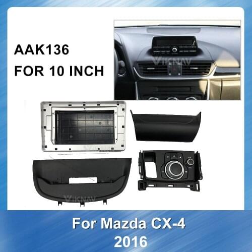 Car Radio face plate Frame GPS navigation For Mazda Axela CX-4 2016 Car DVD player Panel dash mount kit car accessories