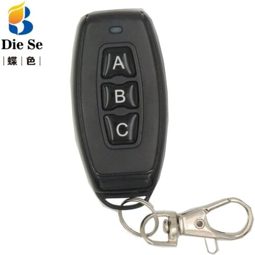 DieSe 433Mhz Wireless Remote Control 1527 Learning Code RF Transmitter With Keychain For Lamp intelligent home&DIY 3 buttons