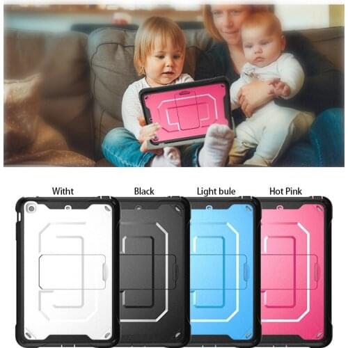 Case for iPad Mini 3 2 1 Case Shockproof Heavy Duty Silicone Kickstand Hand Neck Strap Pencil Holder Cover for iPad Mini 3 Funda