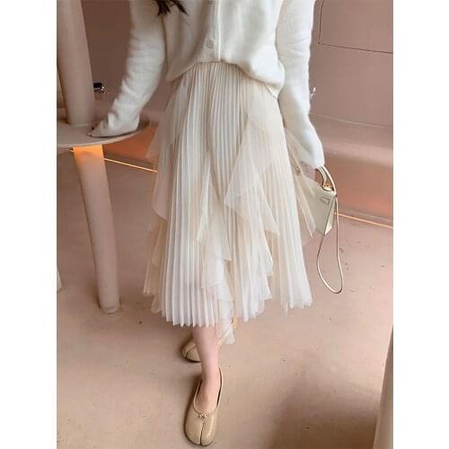 Ezsskj Women's Pleated Skirts