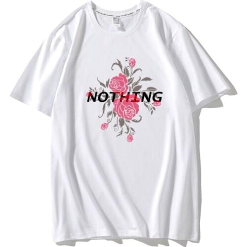 Summer Clothes For Women Harajuku Aesthetics Female Tshirt Nothing Letter Graphic T-shirt Casual Elegant T Shirt Ladies Top Tees